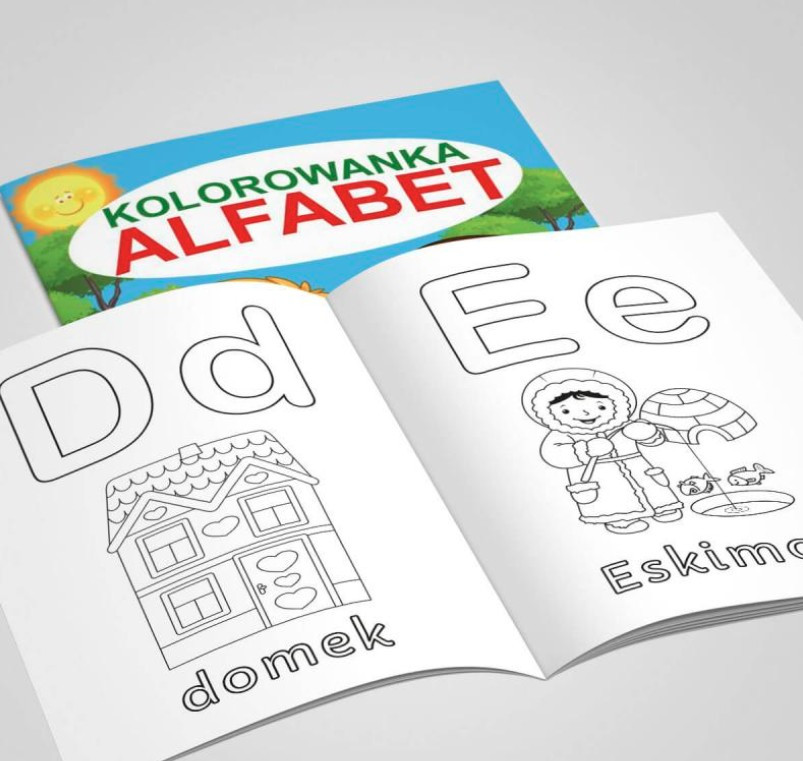 Kolorowanka Alfabet Martel